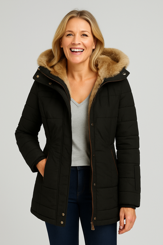Anna™ | Manteau d’hiver chaud doublé de fourrure