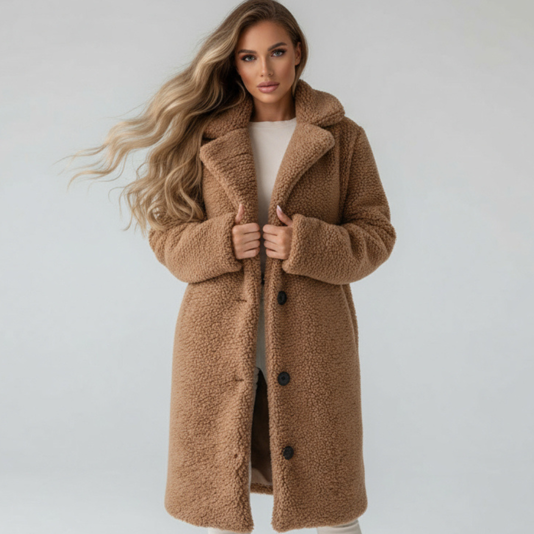 Cleo  - Manteau élégant et doux pour femme
