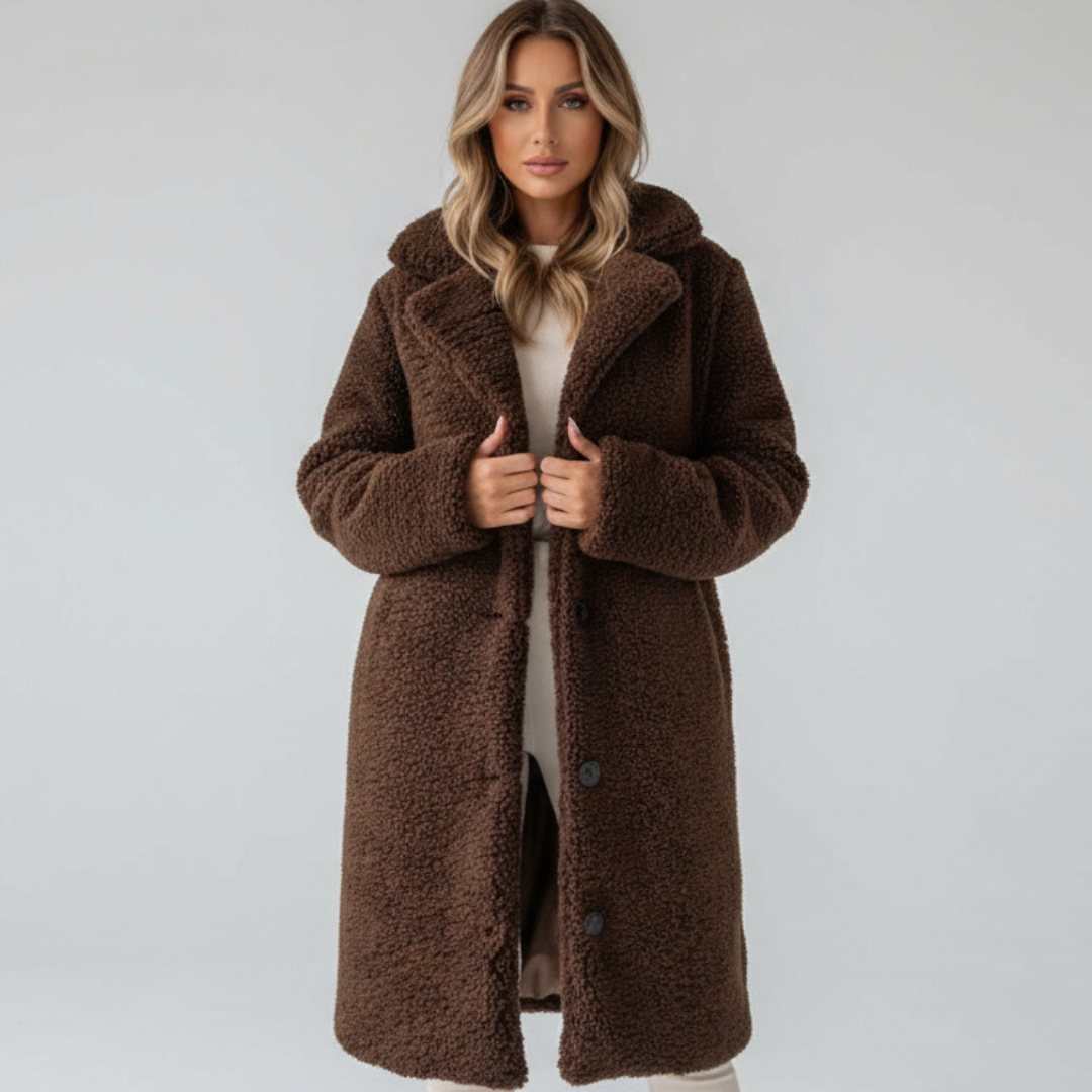 Cleo  - Manteau élégant et doux pour femme