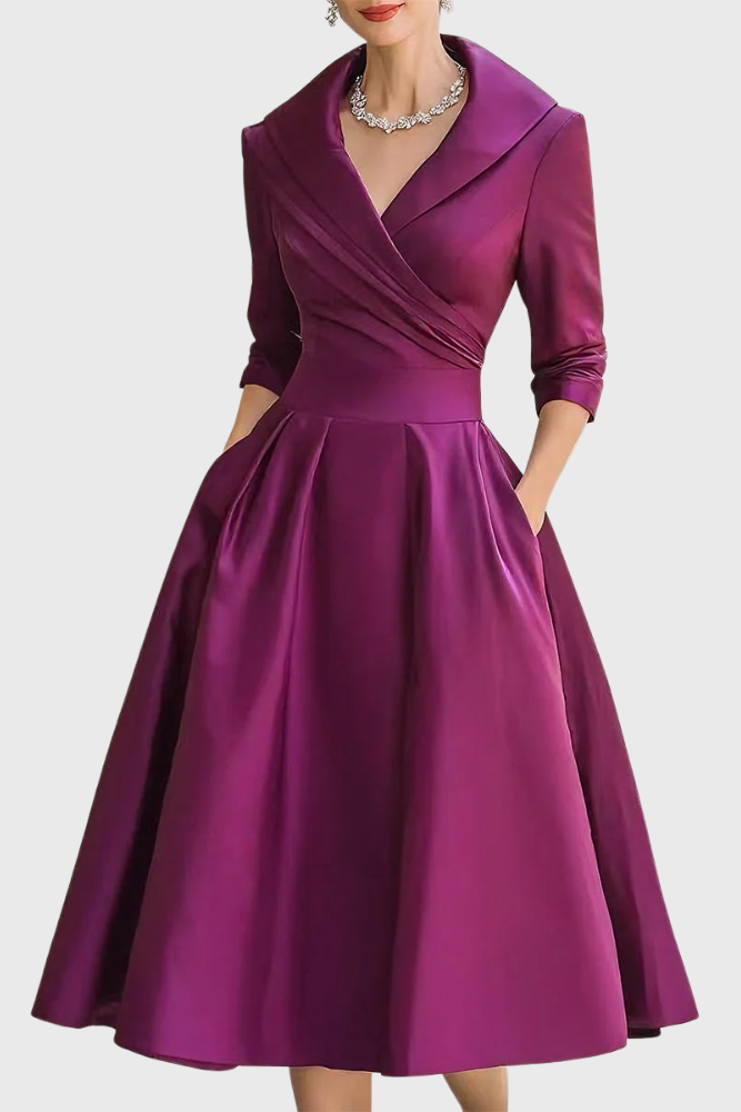 Rosa - Robe midi élégante