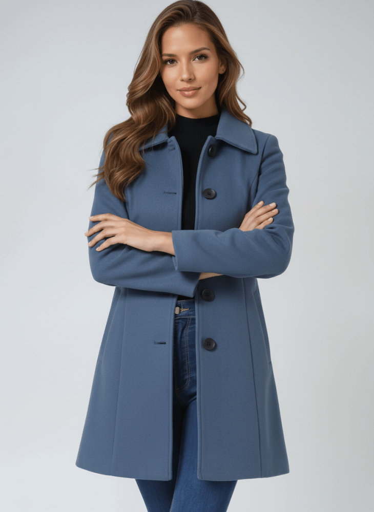 Helena | Manteau d’hiver pour femme à un bouton