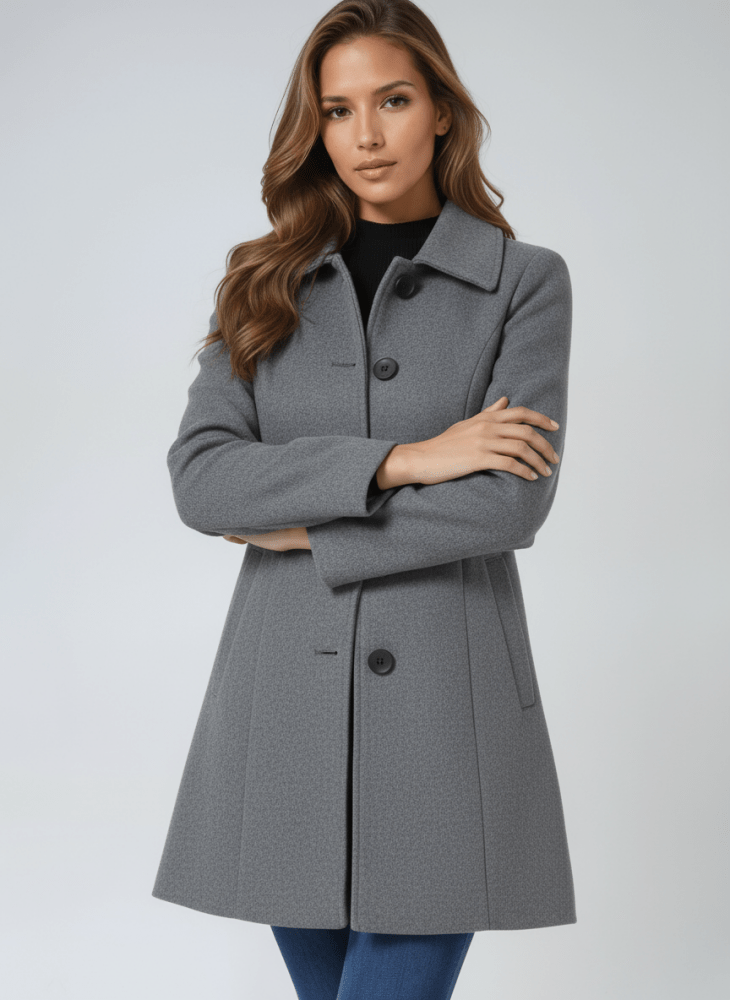 Helena | Manteau d’hiver pour femme à un bouton