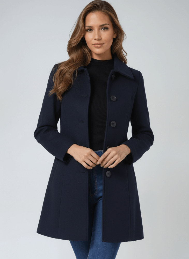 Helena | Manteau d’hiver pour femme à un bouton