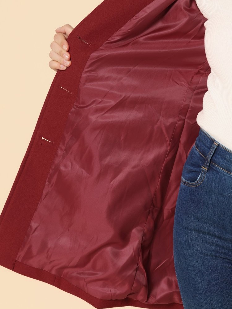 Helena | Manteau d’hiver pour femme à un bouton